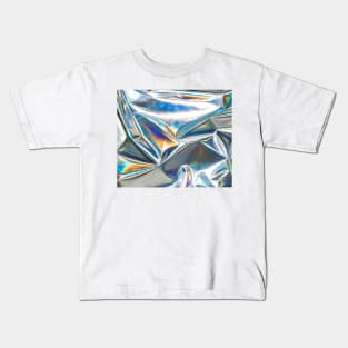 Silver Gray Kids T-Shirt